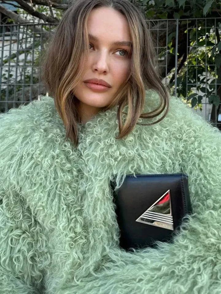 Daniela | cappotto in pelliccia sintetica soffice