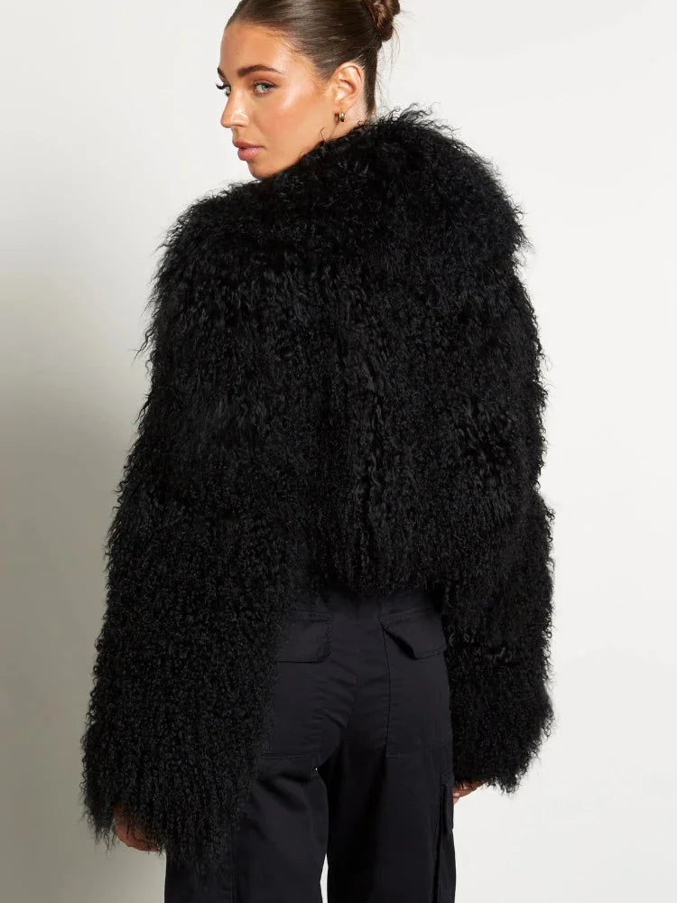 Elena | cappotto effetto teddy
