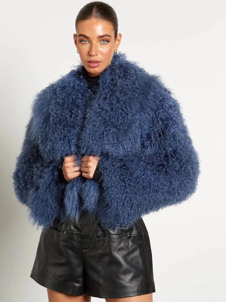 Elena | cappotto effetto teddy