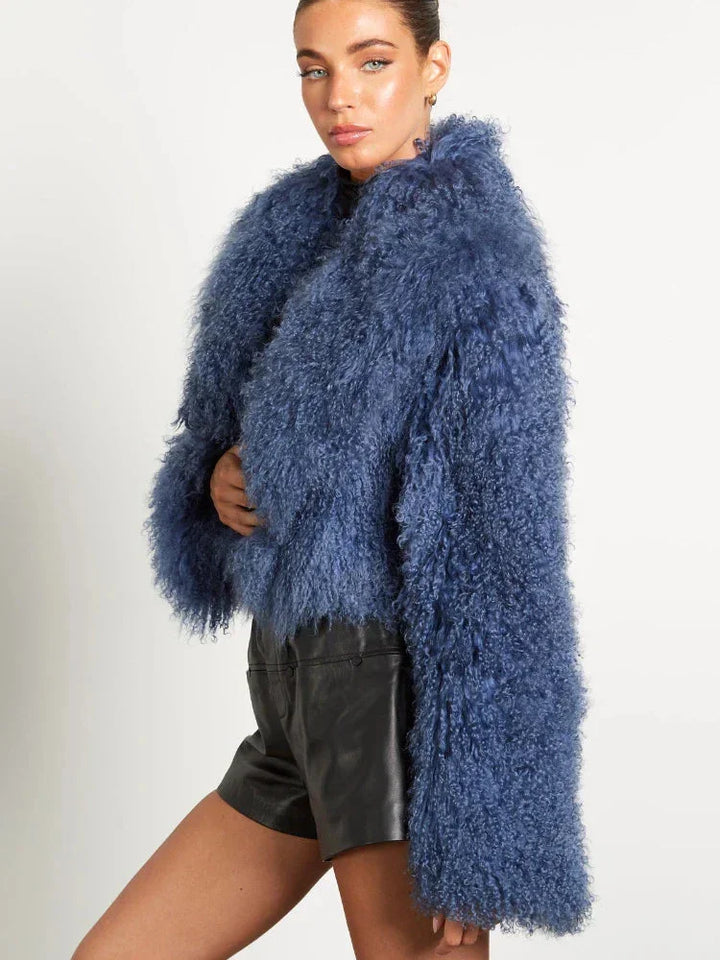 Elena | cappotto effetto teddy