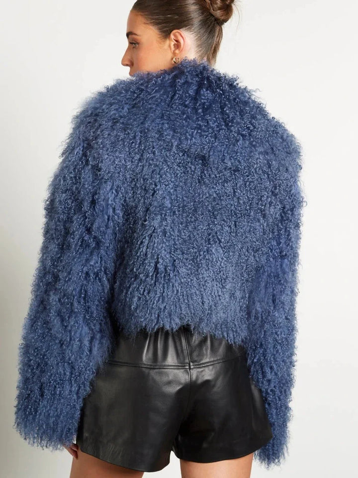 Elena | cappotto effetto teddy