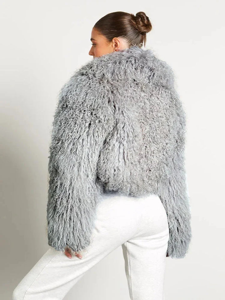 Elena | cappotto effetto teddy