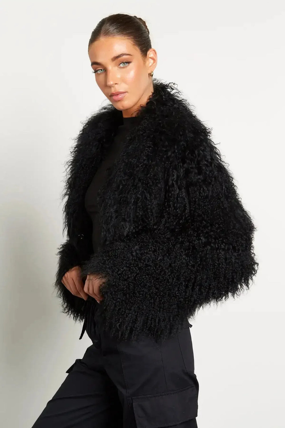 Elena | cappotto effetto teddy