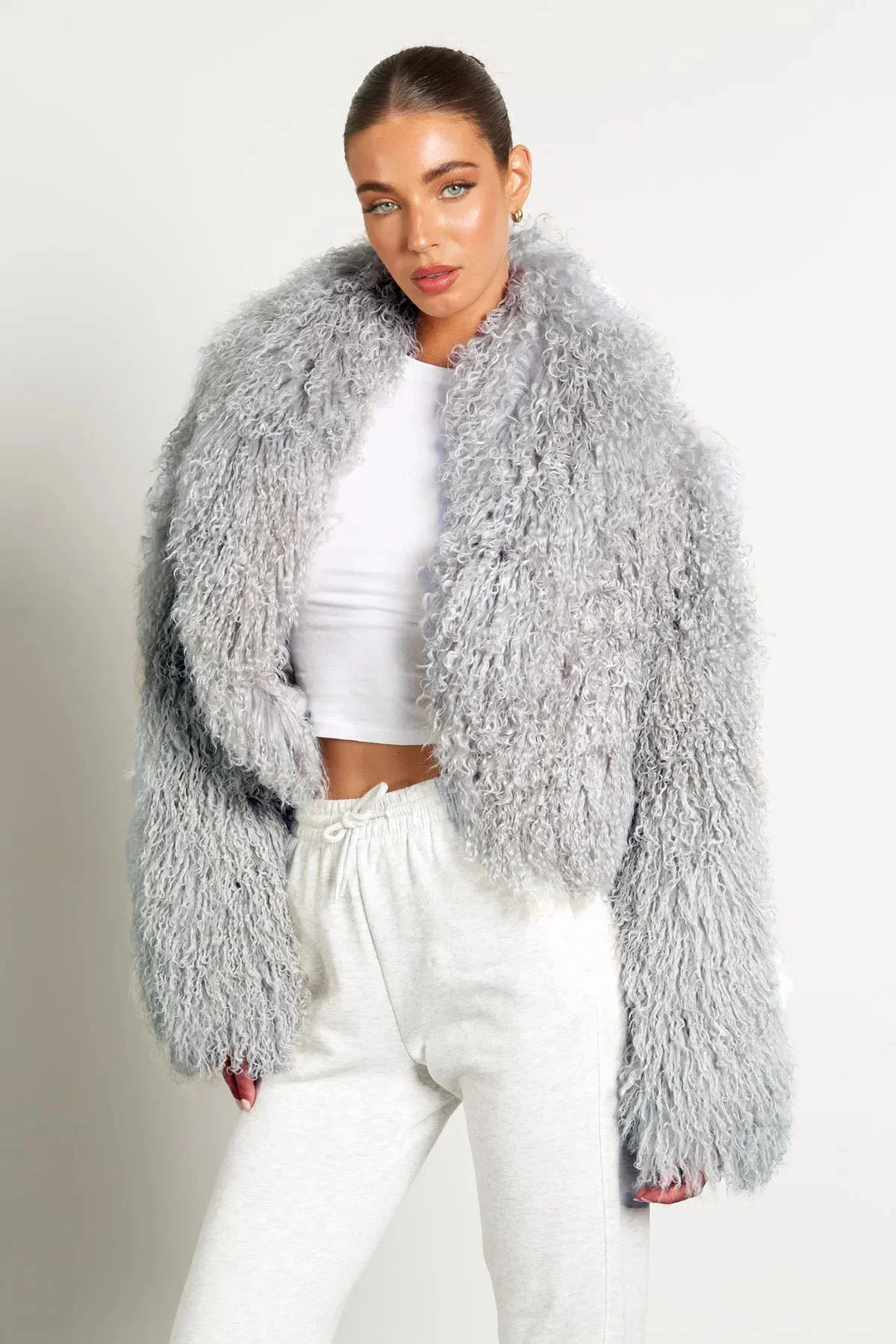Elena | cappotto effetto teddy