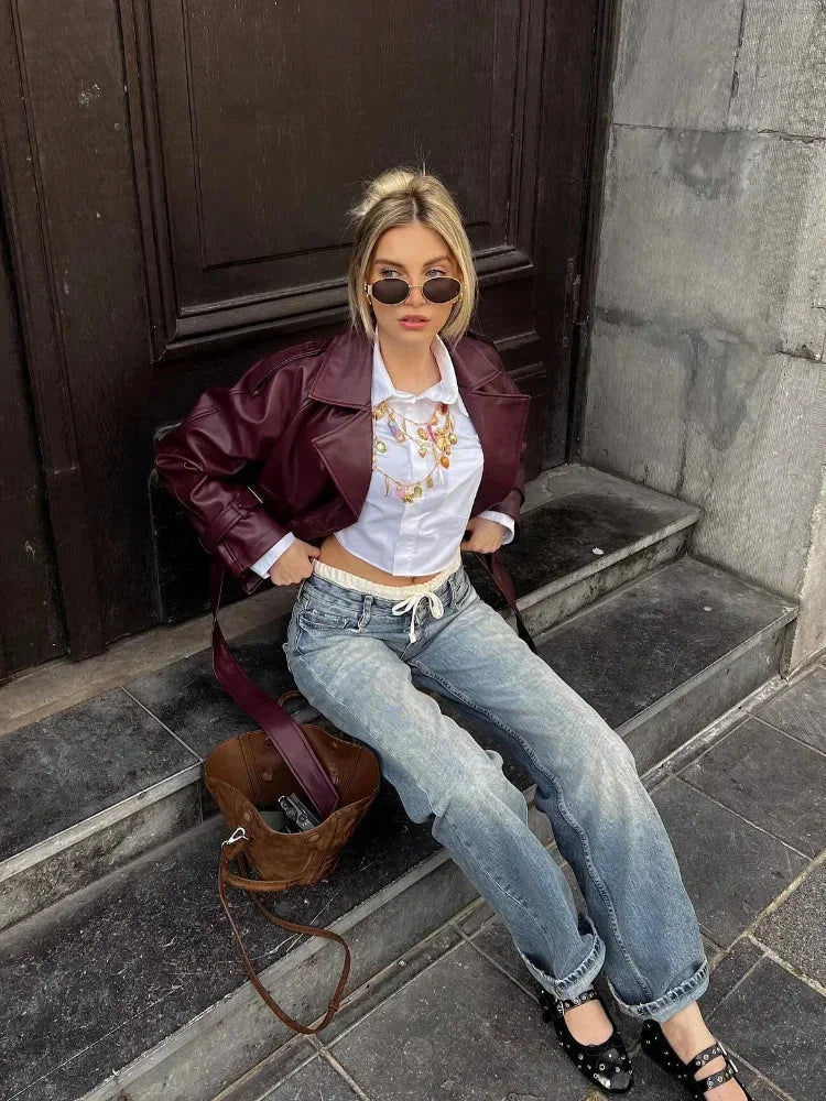 Isabella | trench corto bordeaux