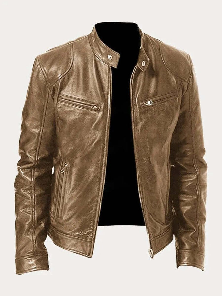 Aiden | giacca biker uomo in pelle