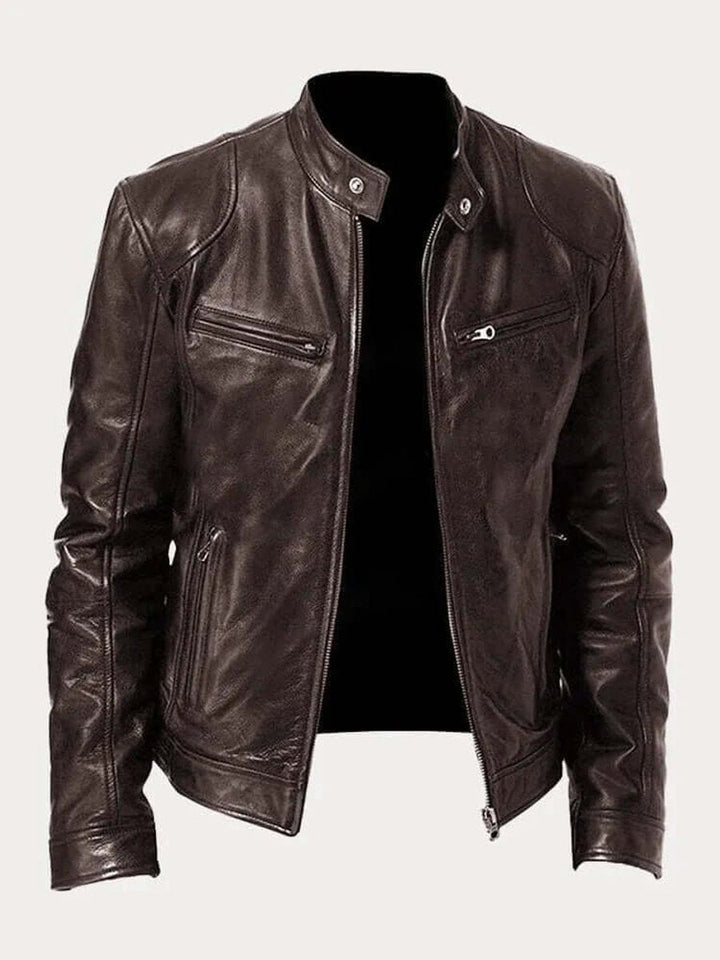 Aiden | giacca biker uomo in pelle