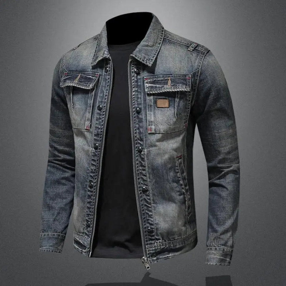 Angelo – giacca jeans uomo vintage