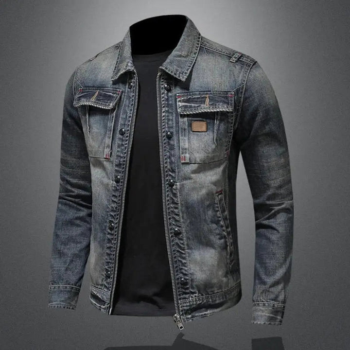 Angelo – giacca jeans uomo vintage