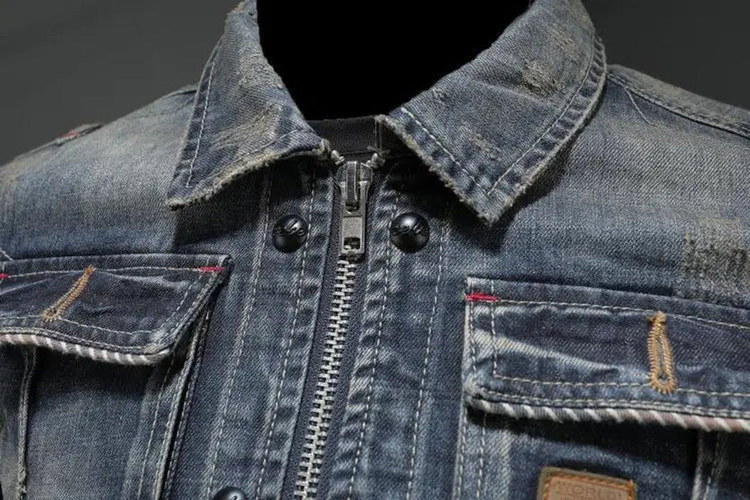 Angelo – giacca jeans uomo vintage