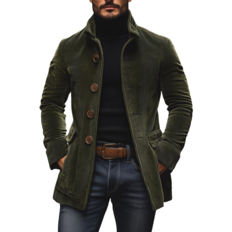 Ivo | cappotto corto in velluto a coste