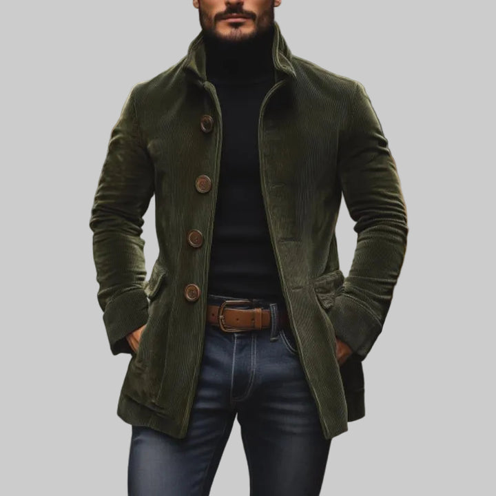 Ivo | cappotto corto in velluto a coste
