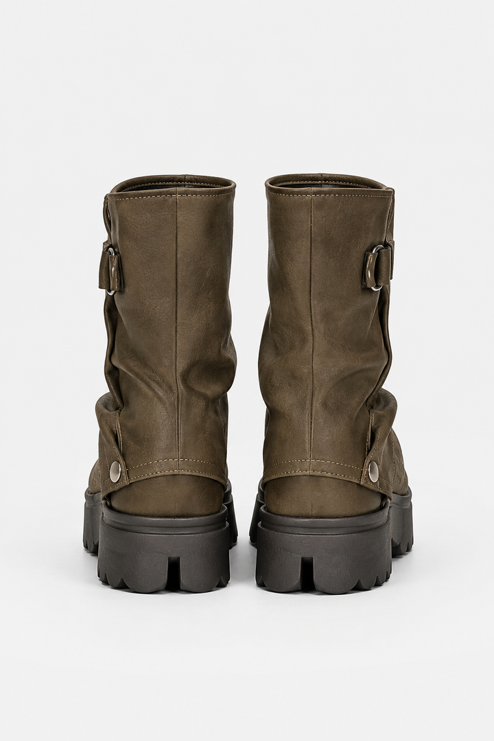 Jessica | stivaletti biker con plateau