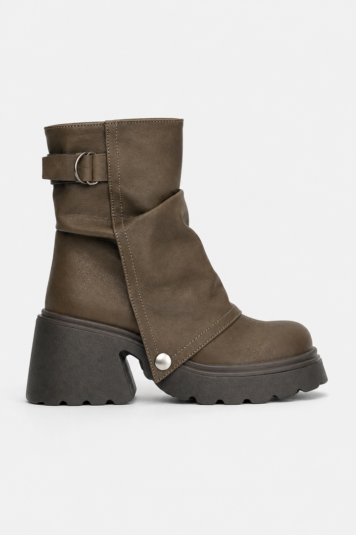 Jessica | stivaletti biker con plateau