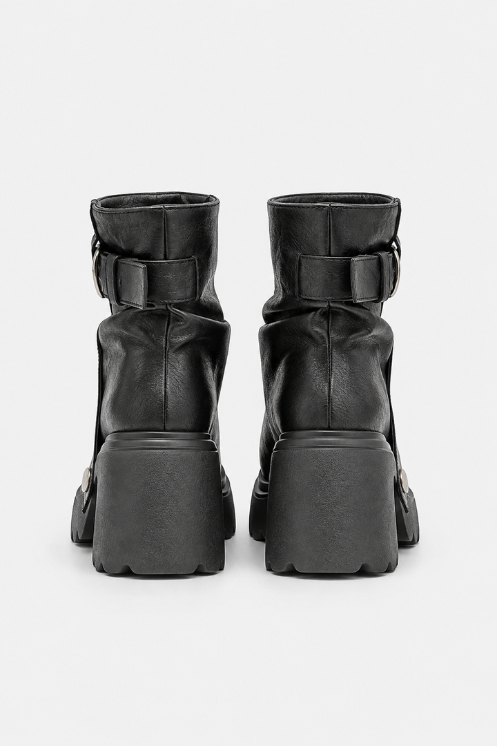 Jessica | stivaletti biker con plateau