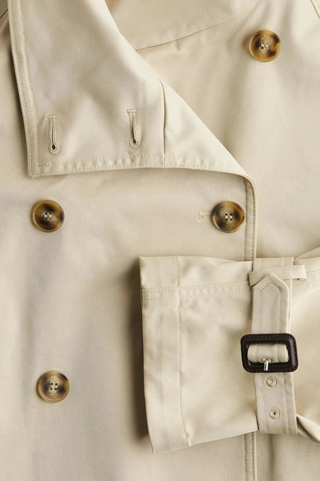 Eleonora | trench con collo alto e cintura