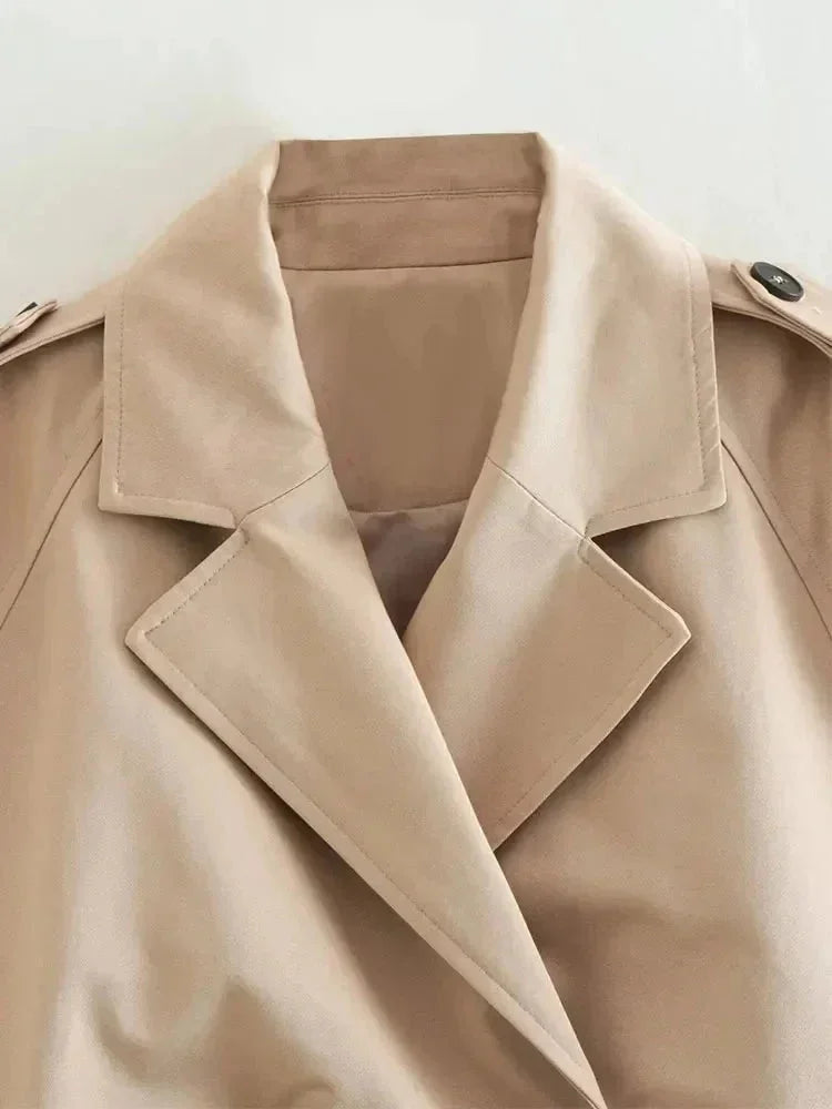 Erica | trench corto beige