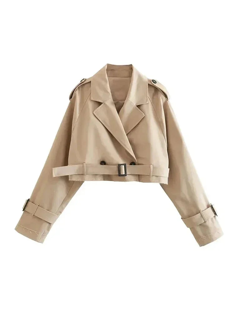 Erica | trench corto beige