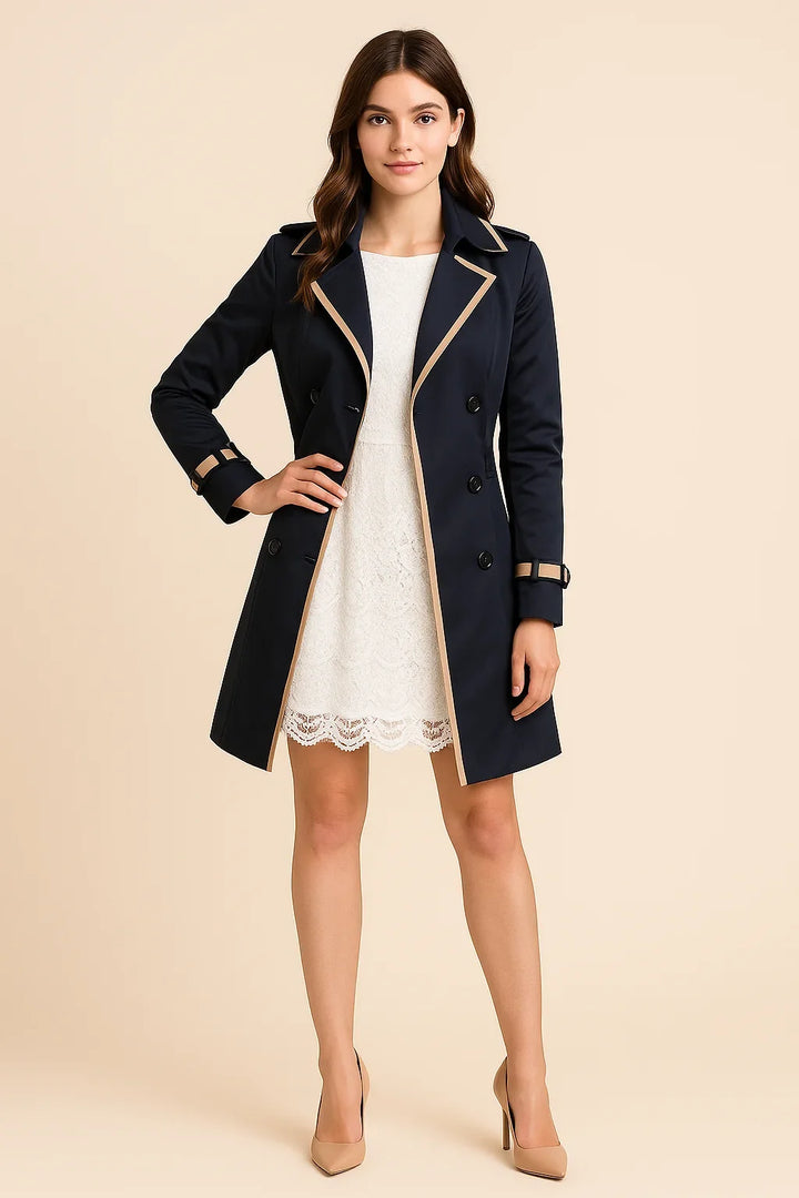 Flavia | trench doppiopetto