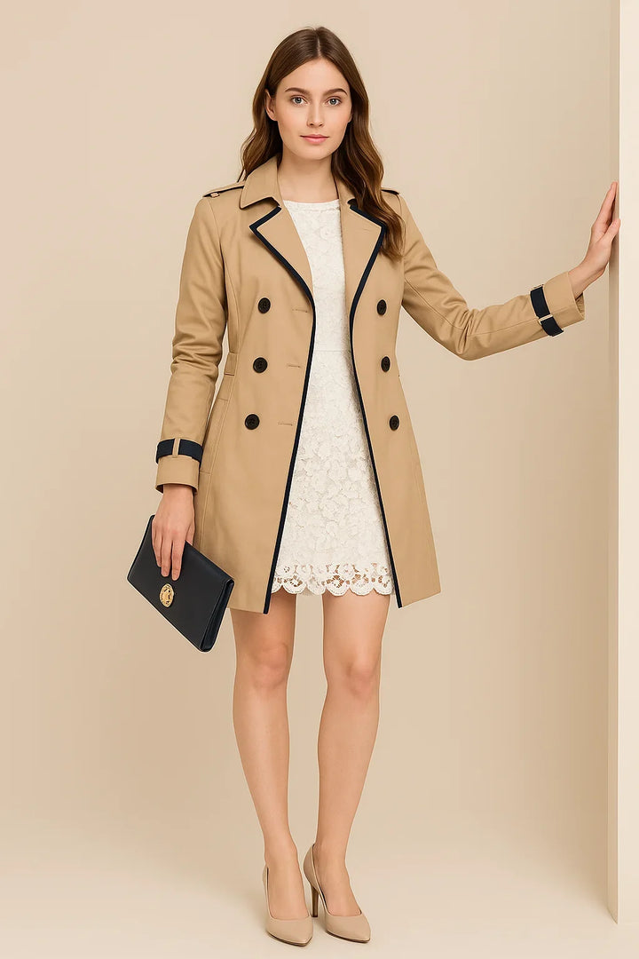 Flavia | trench doppiopetto