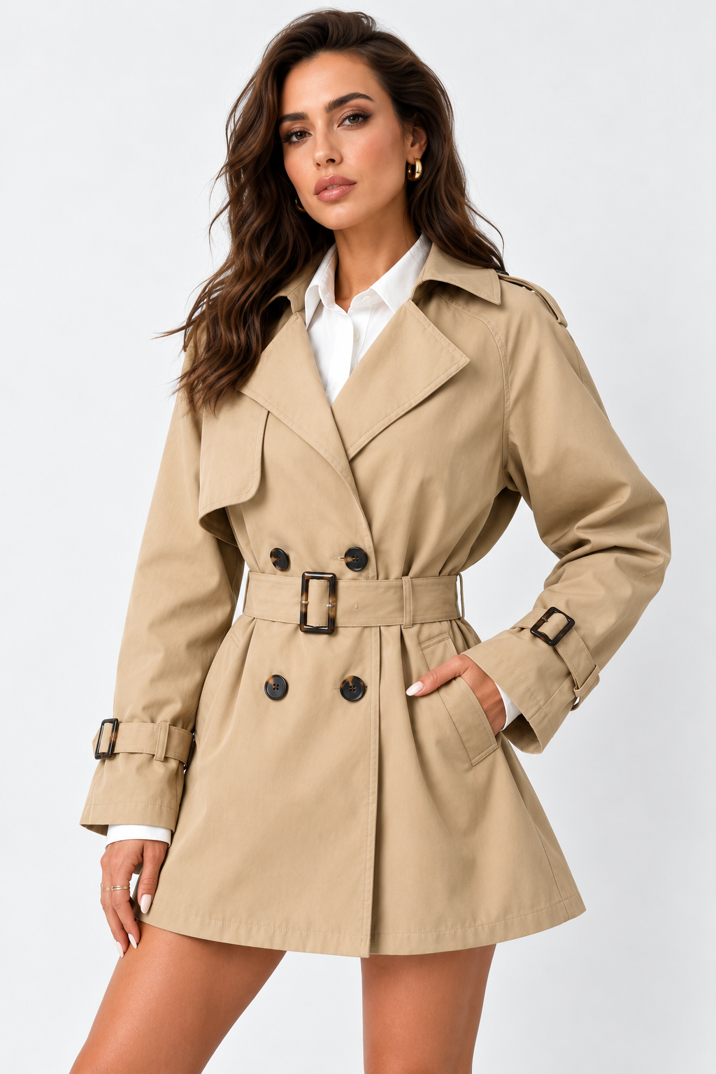 Vanessa | trench corto svasato