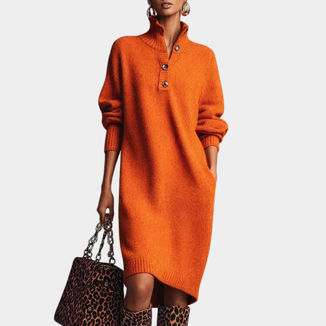 Sabina – abito in maglia donna oversize midi