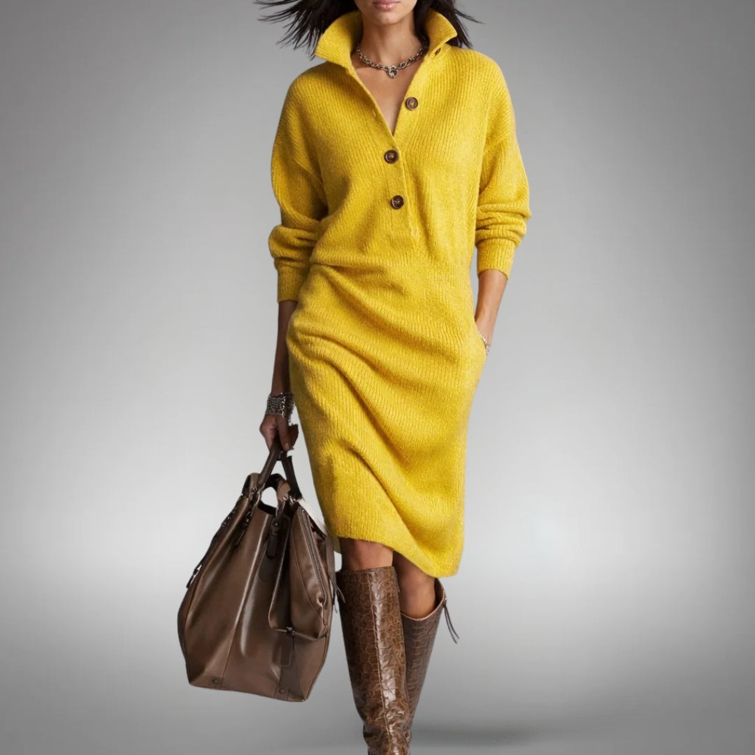 Sabina – abito in maglia donna oversize midi