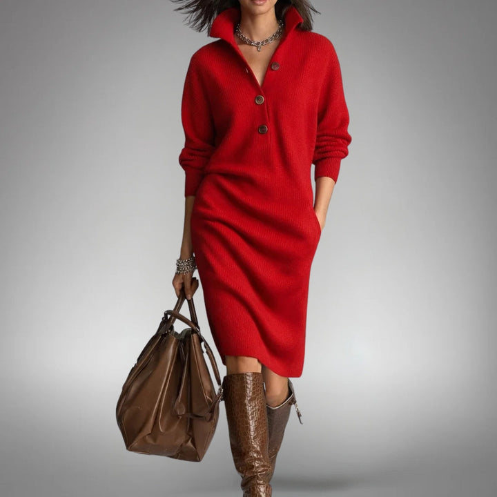 Sabina – abito in maglia donna oversize midi
