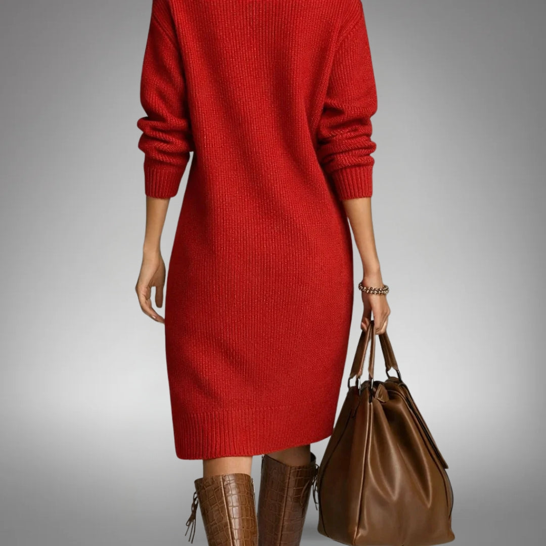 Sabina – abito in maglia donna oversize midi