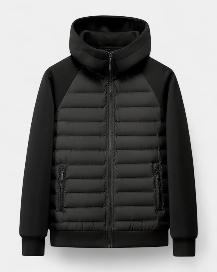 Enzo | giacca softshell imbottita con cappuccio