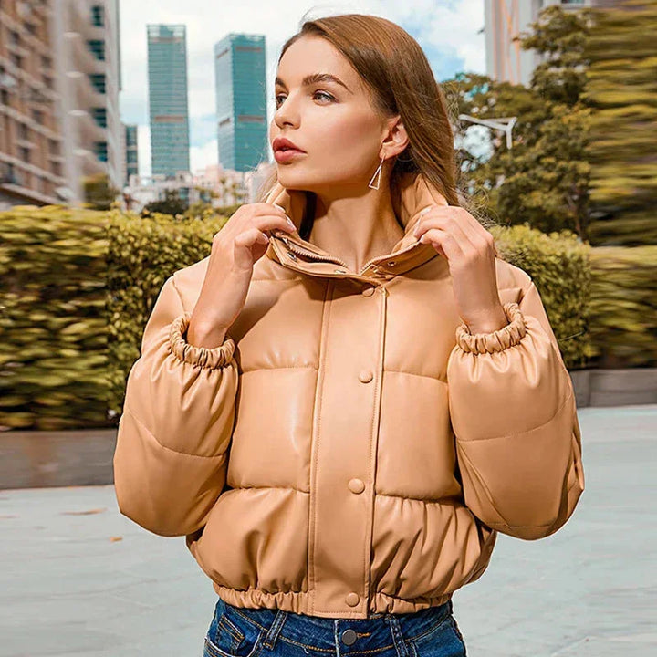 Carla | piumino con cappuccio e zip