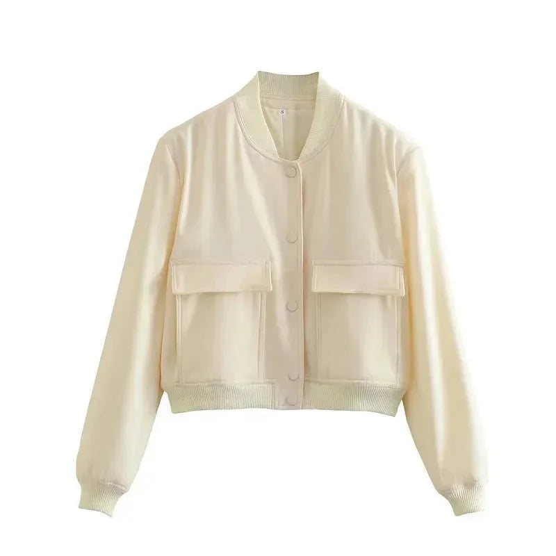 Lucia | bomber con tasche frontali