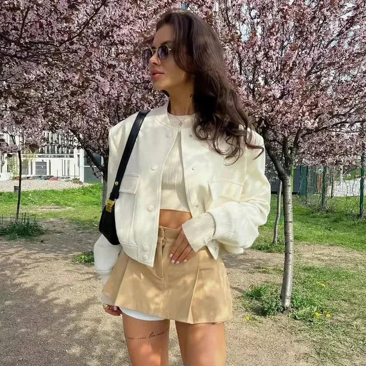 Lucia | bomber con tasche frontali