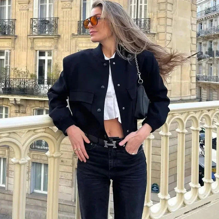 Lucia | bomber con tasche frontali