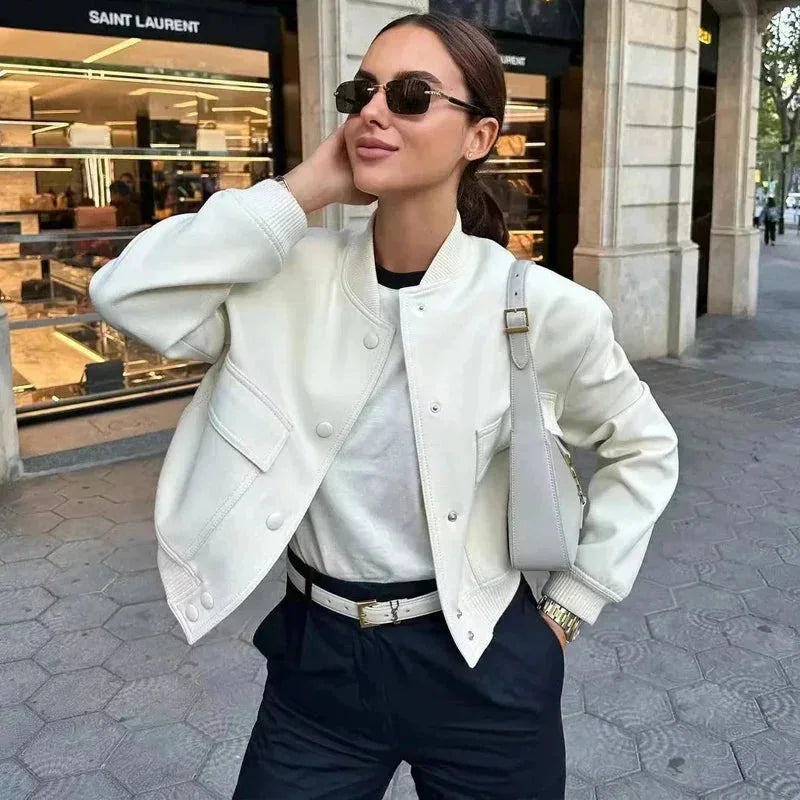 Lucia | bomber con tasche frontali