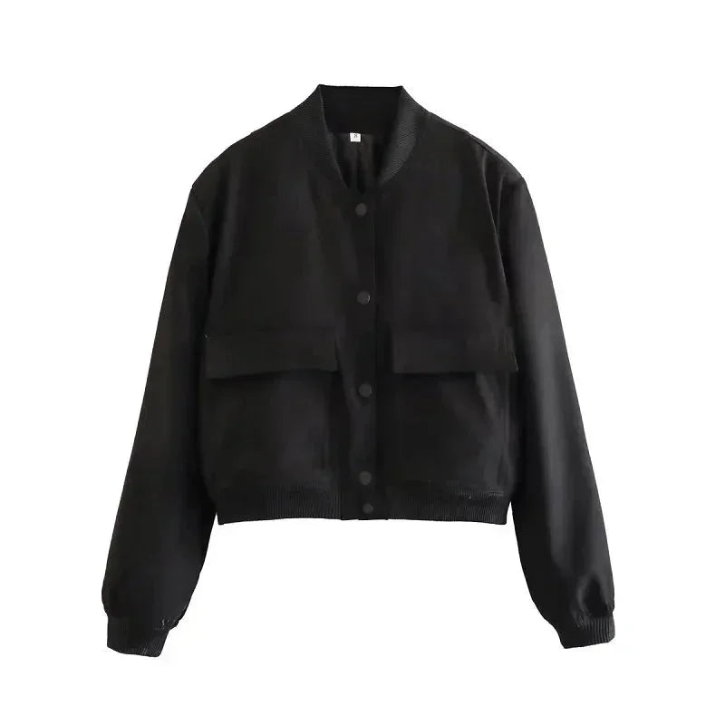 Lucia | bomber con tasche frontali