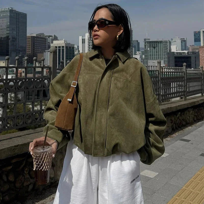 Lara | bomber oversize classico