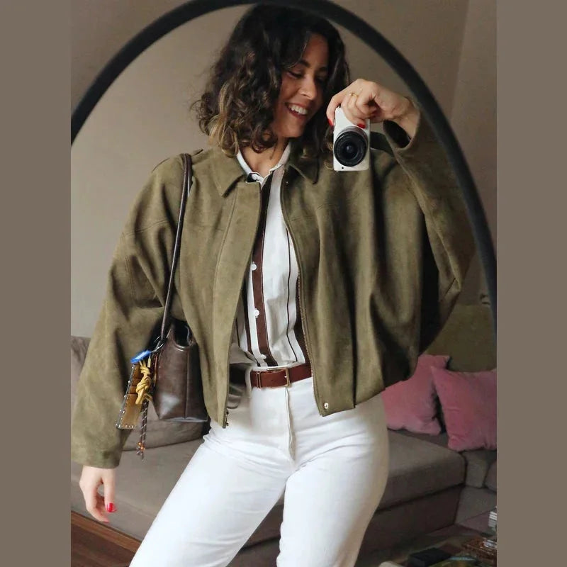 Lara | bomber oversize classico