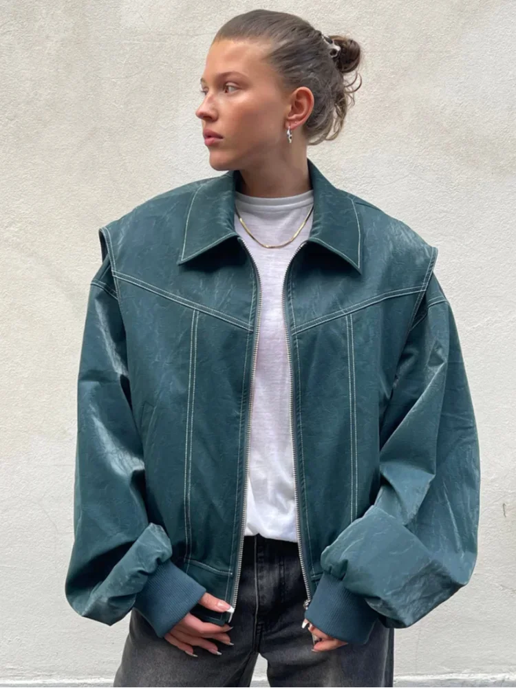 Elisa | bomber oversize con zip
