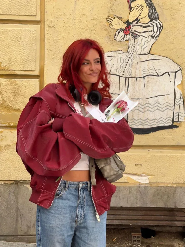 Elisa | bomber oversize con zip