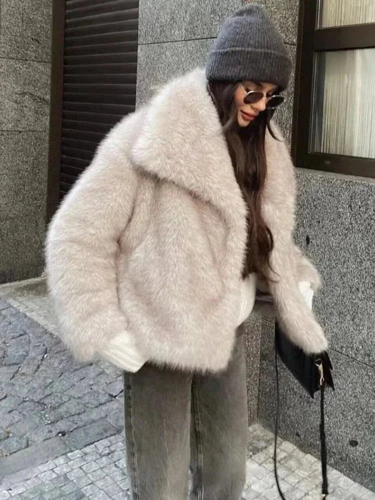 Alessia | giacca chic con collo ampio
