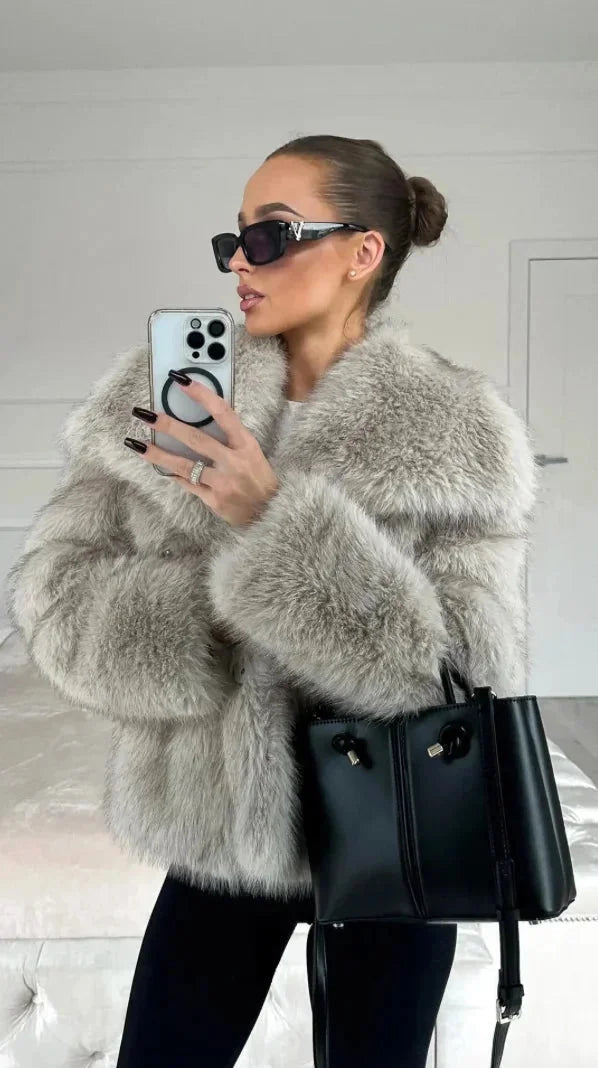 Alessia | giacca chic con collo ampio