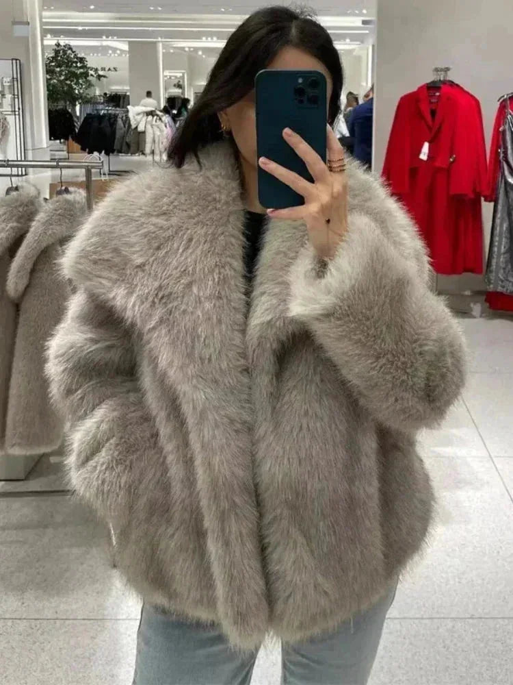Alessia | giacca chic con collo ampio