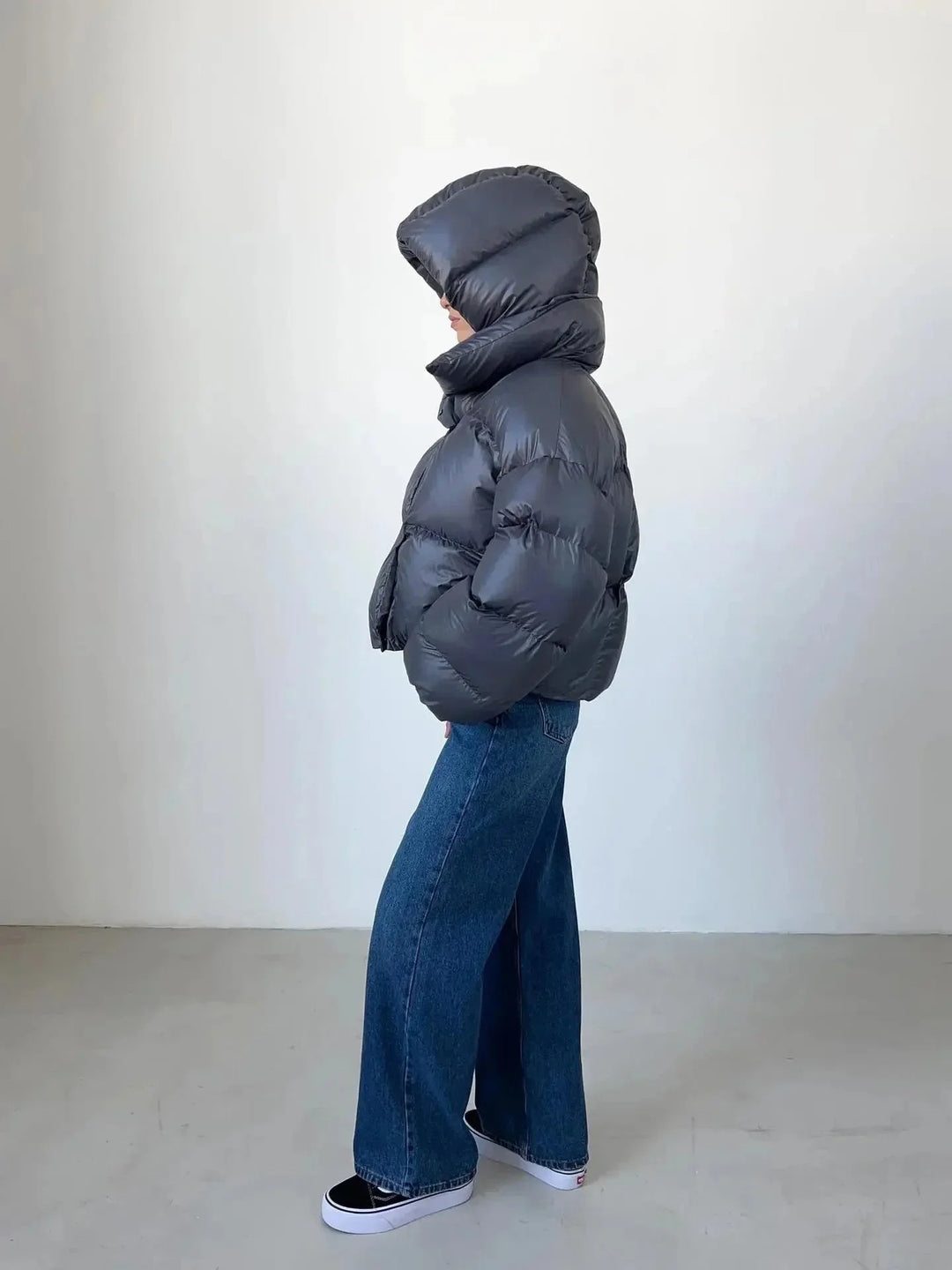 Vittoria | piumino oversize con collo alto