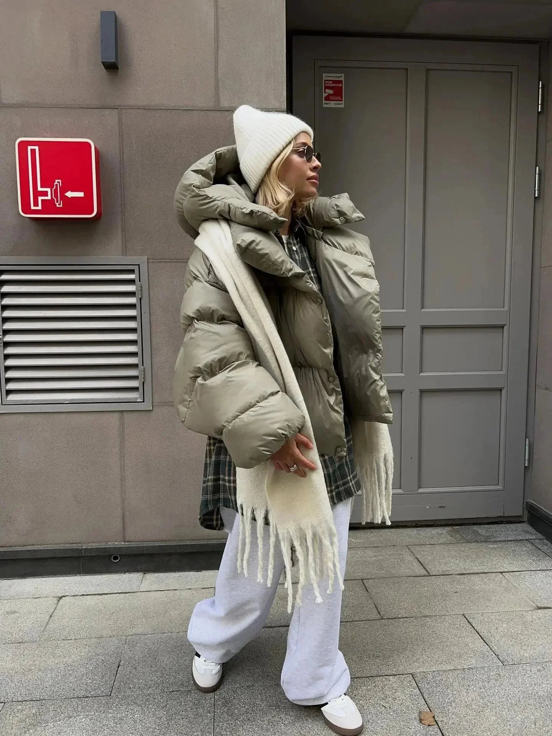 Vittoria | piumino oversize con collo alto