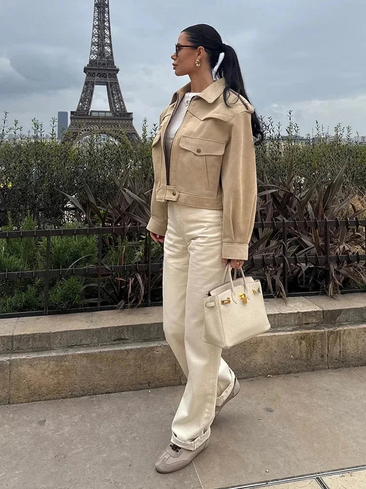 Ginevra | trench corto con revers