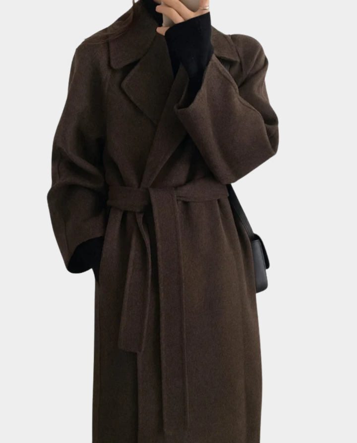 Cappotto donna in lana con cintura – Vittoria